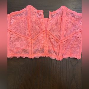cropped lace bodice